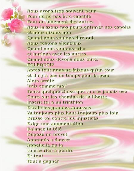 mon poeme